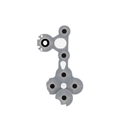 Conductive Rubber D-Pad Contact Buttons for Xbox One S Controller