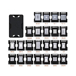 XinZhiZao CPU BGA Reballing Stencil Kit For MacBook/Notebook (23 Pcs Set) (Not Returnable) (Only Ground Shipping)