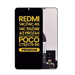 LCD Assembly without Frame for Xiaomi Redmi 14C / Poco C75 / Poco C75 5G / 14R / 14C 4G/ 14C 5G/ A3 Pro / A4 (Premium)