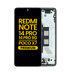 OLED Assembly with Frame for Xiaomi Redmi Note 14 Pro / Note 14 Pro 5G / Poco X7 (Premium)