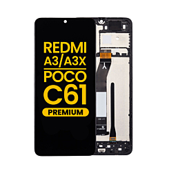 LCD Assembly with Frame for Xiaomi Redmi A3 / A3x / Poco C61 (Premium)