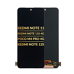 OLED Assembly without Frame for Xiaomi Redmi Note 11 / Redmi Note 11S 4G / Xiaomi Poco M4 Pro 4G / Redmi Note 12S LCD Assembly (Premium)