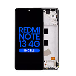 LCD Assembly with Frame for Xiaomi Redmi Note 13 4G (MIDNIGHT BLACK) (Aftermarket Incell)