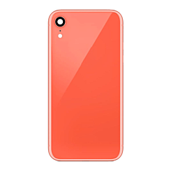 Buy the Back Glass with Camera Lens for iPhone XR in Coral without logo.
