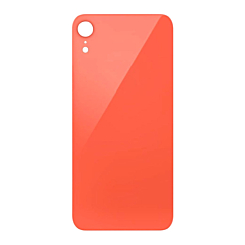 Buy the Back Glass with a Bigger Camera Hole for iPhone XR in Coral without logo.
