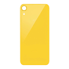 Purchase the Back Glass with a Bigger Camera Hole for iPhone XR in Yellow without logo.
