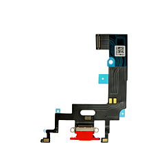Order the Charging Port Flex Cable for iPhone XR in red, premium quality.