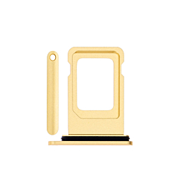 Stock up on the Single SIM Card Tray for iPhone XR in yellow.