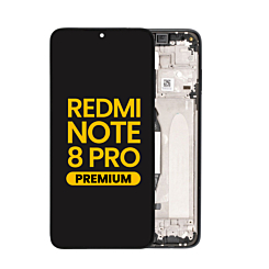 LCD Assembly with Frame for Xiaomi Redmi Note 8 Pro (Premium) (BLACK)
