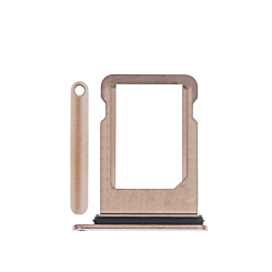 Order the single SIM card tray for iPhone XS in gold.