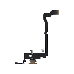 Purchase the premium gold charging port flex cable for iPhone XS Max.