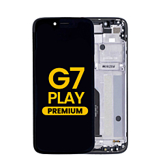 LCD Assembly with Frame for Motorola Moto G7 Play (XT1952) (STARRY BLACK) (Premium)