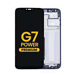 LCD Assembly with Frame for Motorola G7 Power (XT1955 / 157MM Size / 32GB) (US Version) (Premium)