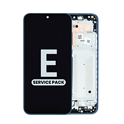 LCD Assembly with Frame for Motorola Moto E (XT2052) (MIDNIGHT BLUE) (Service Pack)