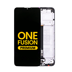 LCD Assembly with Frame for Motorola Moto One Fusion (XT2073-2) (BLACK) (Premium)