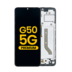 LCD Assembly with Frame for Motorola Moto G50 5G (XT2149-1) (BLACK) (Premium)