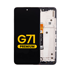 OLED Assembly with Frame for Moto G71 5G (XT2169-1) (Premium)