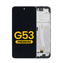 LCD Assembly with Frame for Motorola Moto G53 (XT2335-3 / 2022) (Premium)