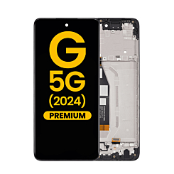LCD Assembly with Frame for Motorola Moto G 5G (XT2417-1 / 2024) (Premium)