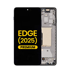 OLED Assembly with Frame for Motorola Moto Edge (XT2519 / 2025) (DEEP FOREST) (Premium) 