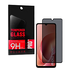 Privacy Tempered Glass for Motorola Moto G06 (XT2535-1 /2025) / G06 Power (XT2535-10 /2025) (2.5D / 1 Piece)