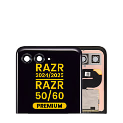Outer OLED Assembly without Frame for Motorola Razr 2024 / Razr 50 (XT2453 / 2024) /Razr 2025 / Razr 60 (XT2553 / 2025) (Premium)