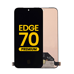OLED Assembly without Frame for Motorola Edge 70 (XT2601 / 2025) (BLACK) (Premium)