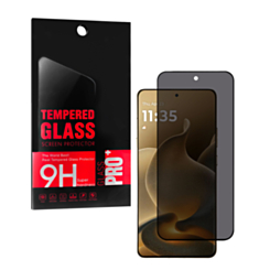 Privacy Tempered Glass for Motorola Moto Signature (XT2603/ 2026) (Case Friendly / 3D Curved / Anti-Spy / 1 Piece)