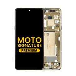 OLED Assembly with Frame for Moto Signature (XT2603/ 2026) (MARTINI OLIVE) (Premium)