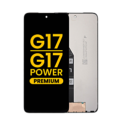 LCD Assembly without Frame for Motorola Moto G17 (XT2623 / 2026) / G17 Power (XT2231 / 2026) (BLACK) (Premium)