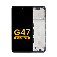 LCD Assembly with Frame for Motorola Moto G47 (XT2625-1-2 / 2026) (Premium)