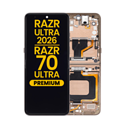 OLED Assembly with Frame for Moto Razr Ultra 2026 / Razr 70 Ultra (XT2655 / 2026) (COCOA) (Premium)