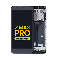 LCD Assembly with Frame for ZTE Z Max Pro (Z981) (BLACK) (Premium)