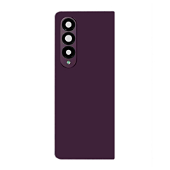 Back Glass with Camera Lens for Galaxy Z Fold 4 F936 (Service Pack) (Burgundy)