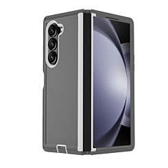 Heavy Duty Case for Galaxy Z Fold 6 (DARK GRAY & WHITE) (Only Ground Shipping)