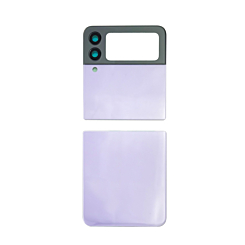 Back Glass for Galaxy Z Flip 3 F711 (2 Piece Set) (NO LOGO) (LAVENDER)