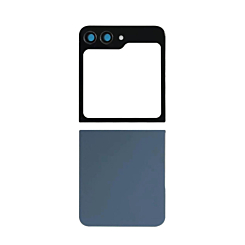 Back Glass for Galaxy Z Flip 5 F731 (NO LOGO) (BLUE)