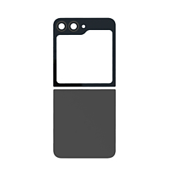 Back Glass for Galaxy Z Flip 6 F741 (NO LOGO) (BLACK)