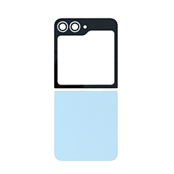 Back Glass for Galaxy Z Flip 6 F741 (NO LOGO) (BLUE)
