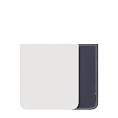 Bottom Back Cover for Galaxy Z Flip 6 F741 (NO LOGO) (WHITE)