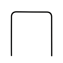 Touch Screen Frame Connecting Strip for for Galaxy Z Flip 6 5G (F741) (2 Piece Set)