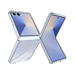 Galaxy Z Flip 7 Hybrid Case with Air Cushion Technology - CLEAR (Only Ground Shipping)