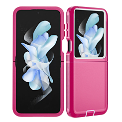Heavy Duty Case for Galaxy Z Flip 7 (PINK & WHITE) (Only Ground Shipping)
