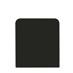 Bottom Back Cover for Galaxy Z Flip 7 FE F761 (NO LOGO) (BLACK)