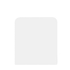 Bottom Back Cover for Galaxy Z Flip 7 FE F761 (NO LOGO) (WHITE)