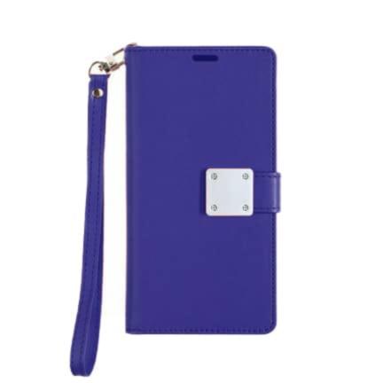 Galaxy S20 Plus Elegant Leather Wallet Case - DARK BLUE (Only Ground Shipping)