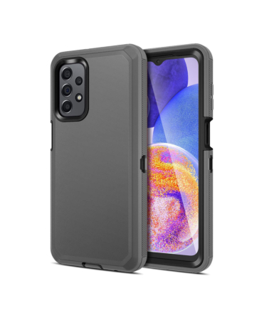 Heavy Duty Case for Galaxy A23 5G (DARK GRAY & BLACK) (Only Ground Shipping)