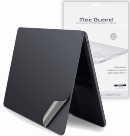 (4-in-1) HD Anti-Scratch Complete Protective Film (BLACK) for MacBook Pro (A2485 / A2780 / A2991) (Only Ground Shipping)