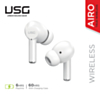 USG by PowerPeak - Airo True Wireless Bluetooth Earbuds - (WHITE) (Only Ground Shipping)