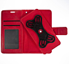 UWC-Small (4.5"-4.8") Universal Wallet Case with 360 Degree Rotating  Swivel Stand - RED (Only Ground Shipping)